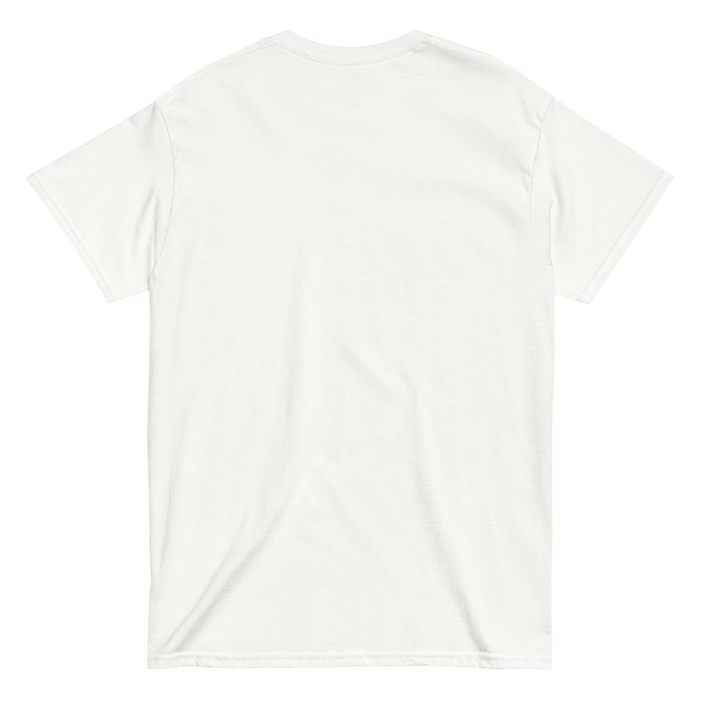 White t-shirt on a white background
